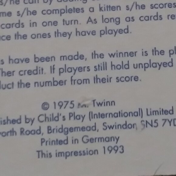 Kitten Cards Game - Picture 5 of 5